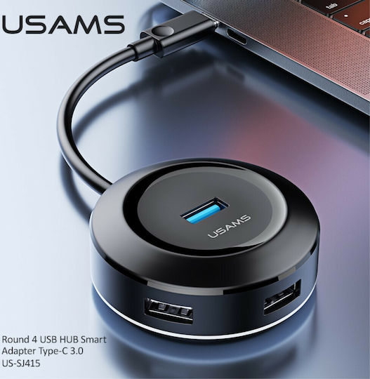 Usams SJ415 Hub 4 Ports USB 3.0 with USB-C Connection