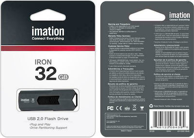 Imation Iron 32GB USB 2.0 Stick Gri