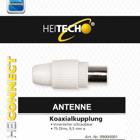 Heitech 09004001 Stecker Koaxial weiblich (09004001)