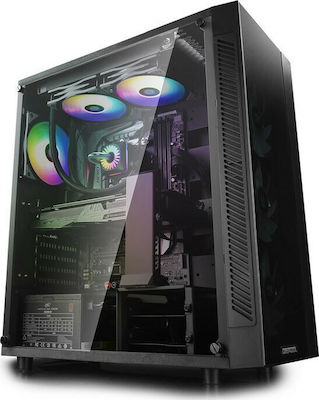 Deepcool Captain 240 Pro v2 Υδρόψυξη Επεξεργαστή Διπλού Ανεμιστήρα 120mm για Socket AM4/1200/115x με RGB Φωτισμό