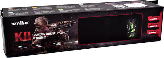 Weibo K8 Gaming Mouse Pad XL (700mm) Μαύρο 782070