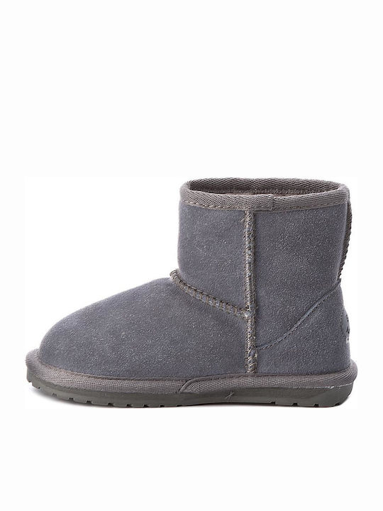 Wallaby Mini Suede Παιδικά Μποτάκια Χιονιού Γκρι