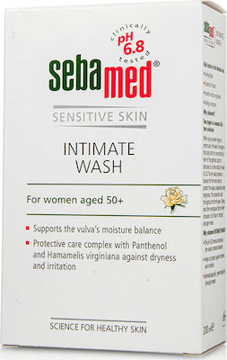 Sebamed Sensitive Skin Intimate Wash 50+ Lichid cu mușețel si Aloe Vera 200ml