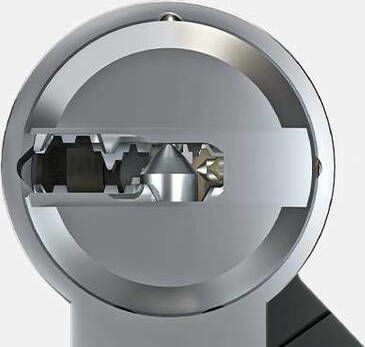 Abus Lock Cylinder Security Bravus Magnet Silver