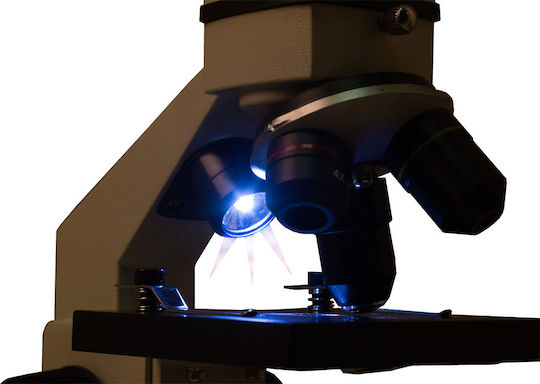 Levenhuk Rainbow 2L Plus Biological Educational Monocular Microscope 640x Moonstone
