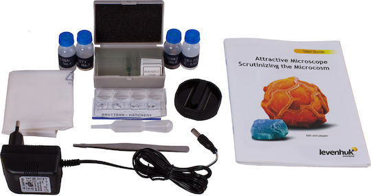 Levenhuk Rainbow 2L Plus Biological Educational Monocular Microscope 640x Moonstone