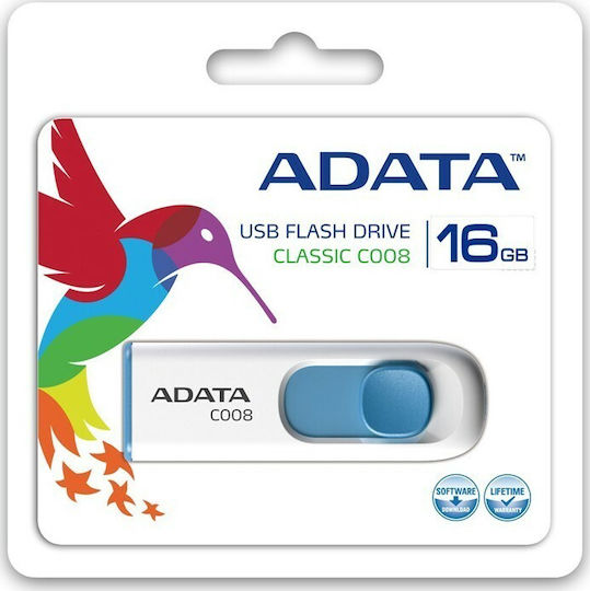Adata DashDrive C008 16GB USB 2.0 Stick Blue