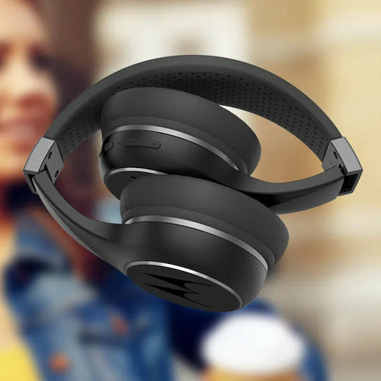 Motorola Escape 220 Bluetooth Wireless Over Ear Headphones with 23 hours of Operation Black