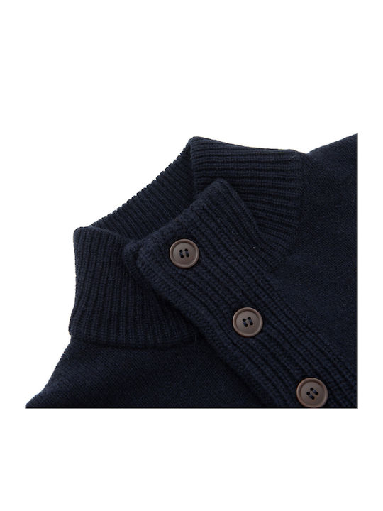 Langarm-Pullover Marineblau