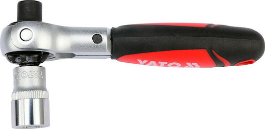 Yato Double Adjustable Ratchet 1/4" 11.5cm with 72 Blades