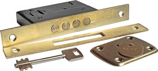 Gevy Recessed Lock Safe deposit box with Center 45mm Gold