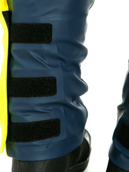 Dainese Storm II Pantaloni impermeabili pentru motociclete pentru bărbați Black Iris - Fluo Yellow