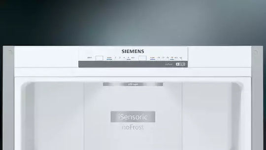 Siemens Ψυγειοκαταψύκτης 368lt Total NoFrost Υ203xΠ60xΒ66εκ. Inox KG39NVIEC