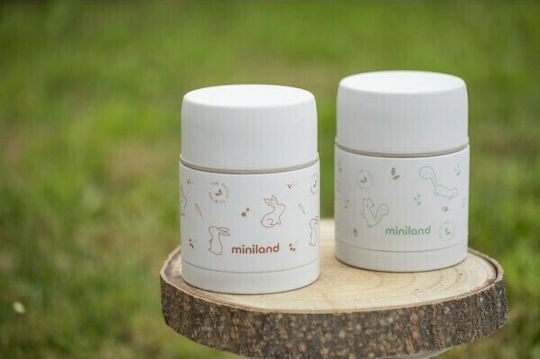 Miniland Bunny Baby Thermos for Food Stainless Steel 600ml