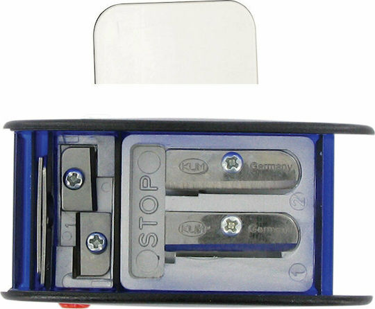 Kum Plastic Double Sharpener Blue 1pcs
