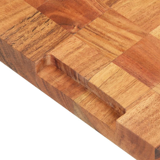 vidaXL Επιφάνεια Κοπής Ξύλινη Καφέ 50x34cm