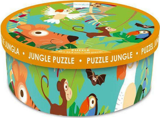 Puzzle pentru Copii Junglă 100buc Scratch Europe