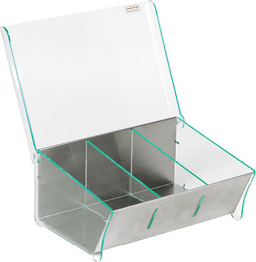 Garibaldi Coffee Box Transparent 3 Seats L25xW20xH12cm