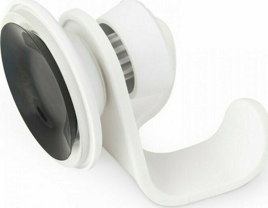 Umbra Flex Gel-Lock Άγκιστρο Μπάνιου Διπλό με Βεντούζα ​8x6cm White