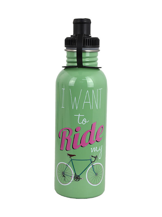 Ecolife Ride Sport Ανοξείδωτο Παγούρι 600ml Πράσινο