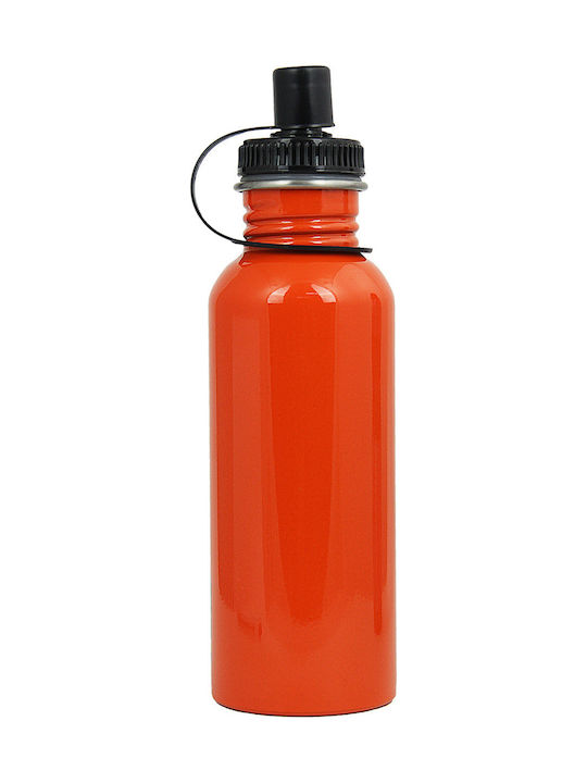 Ecolife Ανοξείδωτο Παγούρι 600ml Πορτοκαλί
