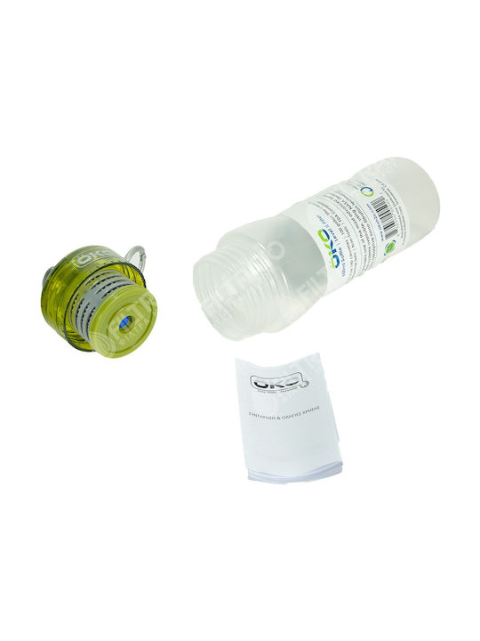 Oko Original Level 2 Πλαστικό Παγούρι με Στόμιο και Φίλτρο 650ml Διάφανο