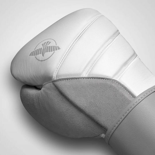 Hayabusa T3 Γάντια Πυγμαχίας από Συνθετικό Δέρμα για Αγώνα Λευκά/Γκρι
