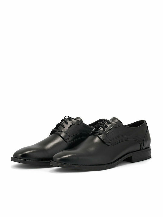 Softies Men's Leather Dress Shoes Black