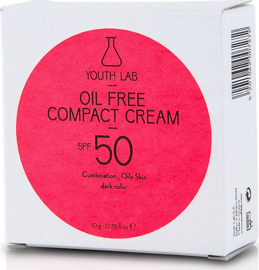 Youth Lab. Oil Free Sunscreen Powder Face SPF50 with Color Dark 10gr