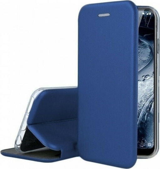 Elegance Book Piele artificială Albastru (Galaxy A31)