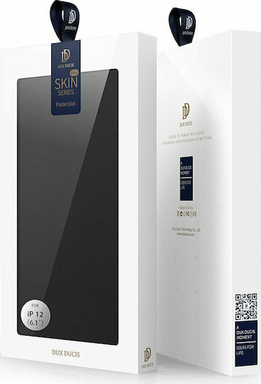 Dux Ducis Skin Pro Book Δερματίνης Μαύρο (iPhone 12 / 12 Pro)
