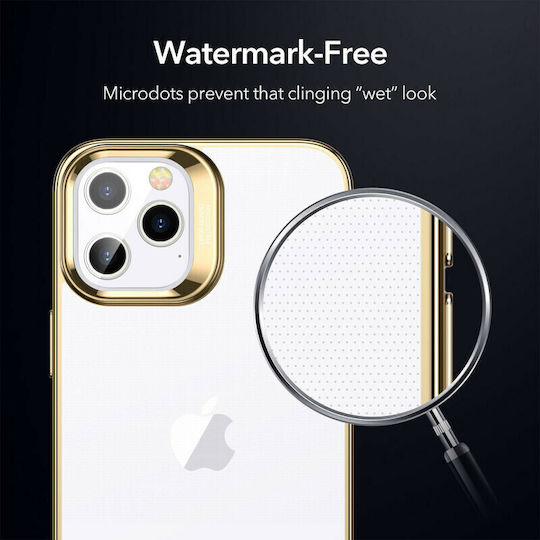 ESR Halo Umschlag Rückseite Silikon 0.75mm Gold (iPhone 12 Pro Max)