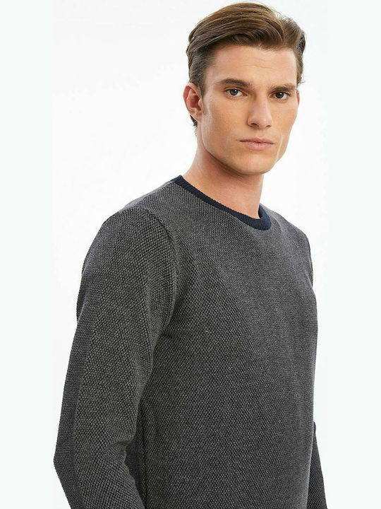 Ltb Ziyewa Herren Langarm-Pullover Dark Grey