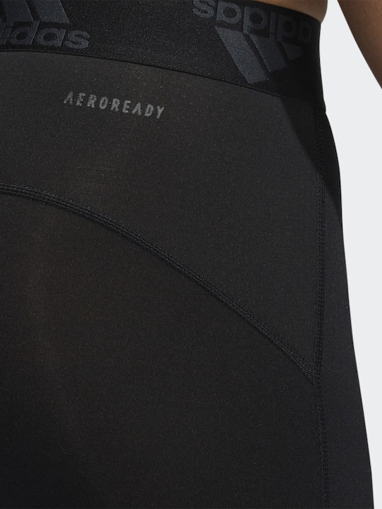 adidas Techfit Herren Sportleggings Kompression Kurz Schwarz