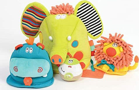 Dolce Animal Educational Safari made of Fabric with Sounds for 0++ Months