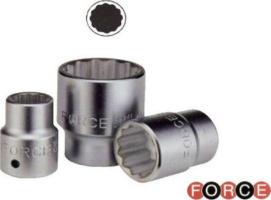 Force Socket Pneumatic Phillips with Square Drive 1" Diameter 54mm