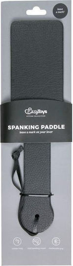 Easytoys Pu Leather Paddle Paddle σε Μαύρο Χρώμα