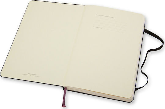 Moleskine Hard Cover Σημειωματάριο A6 Bullet 192 Φύλλων με Λευκές Σελίδες με Σκληρό Εξώφυλλο και Λάστιχο Μαύρο