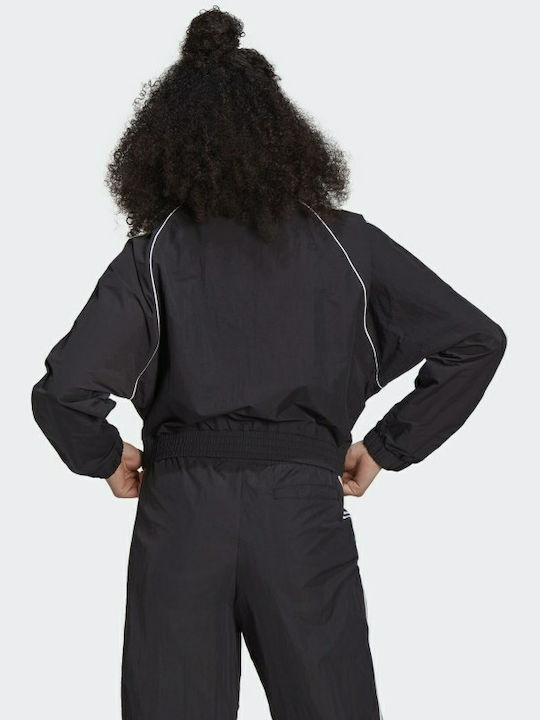 Adidas Adicolor Classics Κοντό Γυναικείο Bomber Jacket Μαύρο