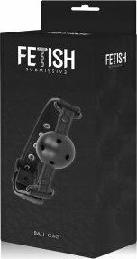 Fetish Submissive Breathable Ball Gag Knebel in Schwarz Farbe
