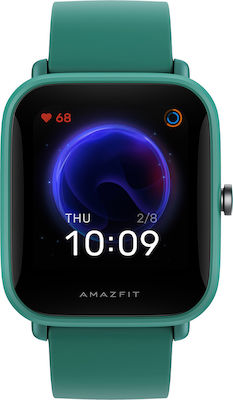 Amazfit Bip U 41mm Waterproof Smartwatch with Heart Rate Monitor (Green)