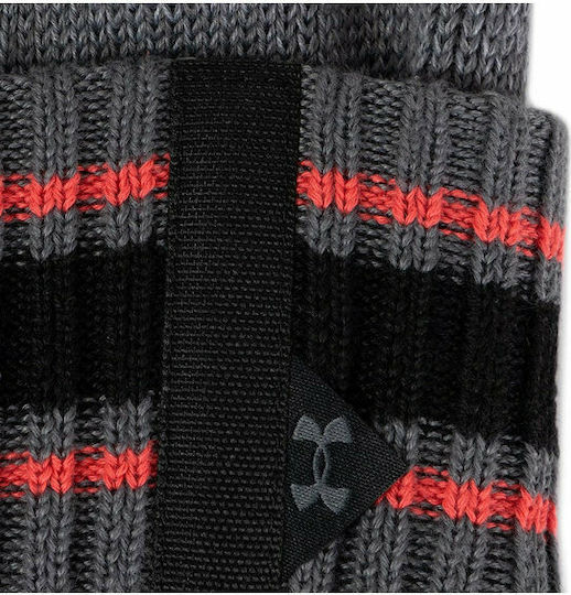 Pom Pom Beanie Ανδρικός Σκούφος Πλεκτός Black/Grey