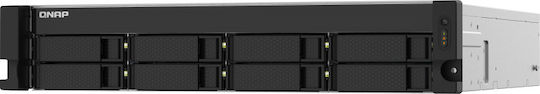 QNap TS-832PXU-4G NAS Rack με 8 θέσεις για HDD/SSD και 2 θύρες Ethernet