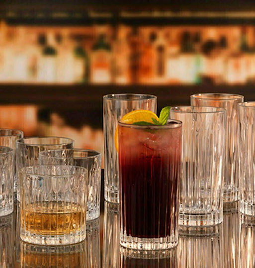 RCR Timeless Set of Glasses Whiskey made of Crystal 360ml 0802568 6pcs