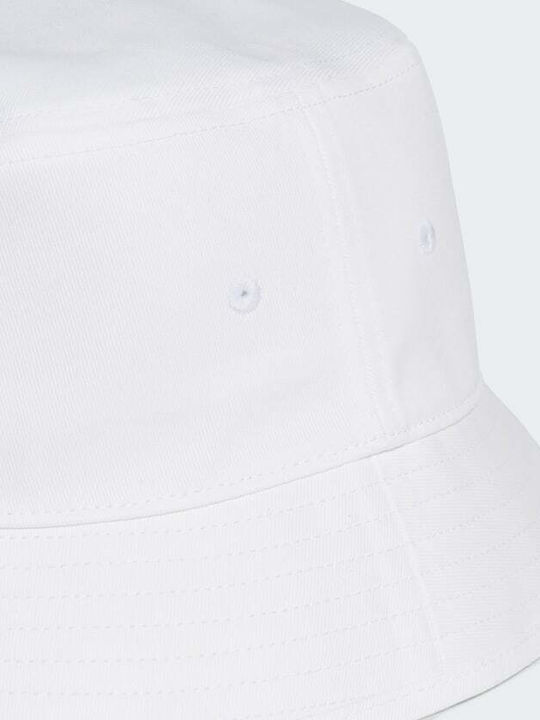 adidas Trefoil Fabric Men's Hat Bucket Style White