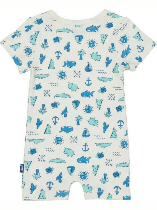 Kite My World Romper Set Baby Strampler Kurzärmelig Weiß