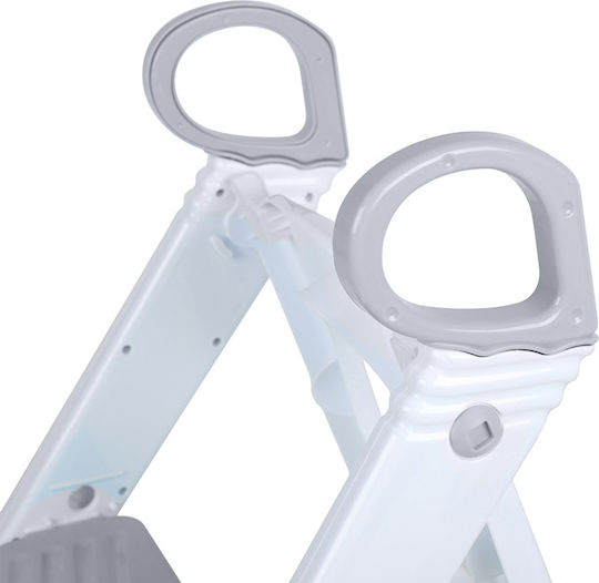 Meetbaby Kleinkinder-Toilettensitz Weiß Mit Stufe & Griffen
