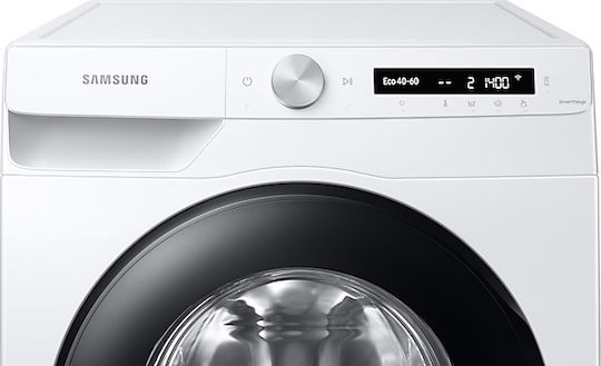 Samsung Waschmaschine 8kg mit Dampftechnologie 1400 Umdrehungen WW80T534DAW/S7