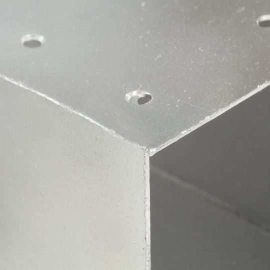 vidaXL Adaptor pentru Pergolă Conector Stâlp Formă Y din Metal Galvanizat 81x81mm din Metal 8.1x8.1cm 1buc