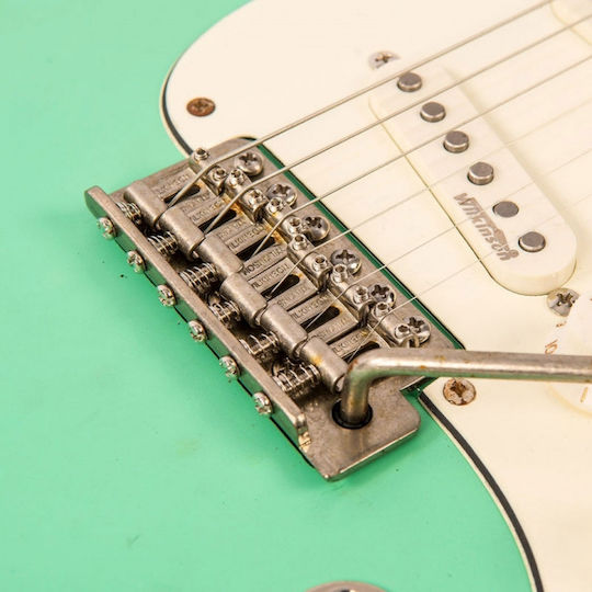 Vintage V6 Icon Ηλεκτρική Κιθάρα ST Style με SSS Διάταξη Μαγνητών Distressed Ventura Green